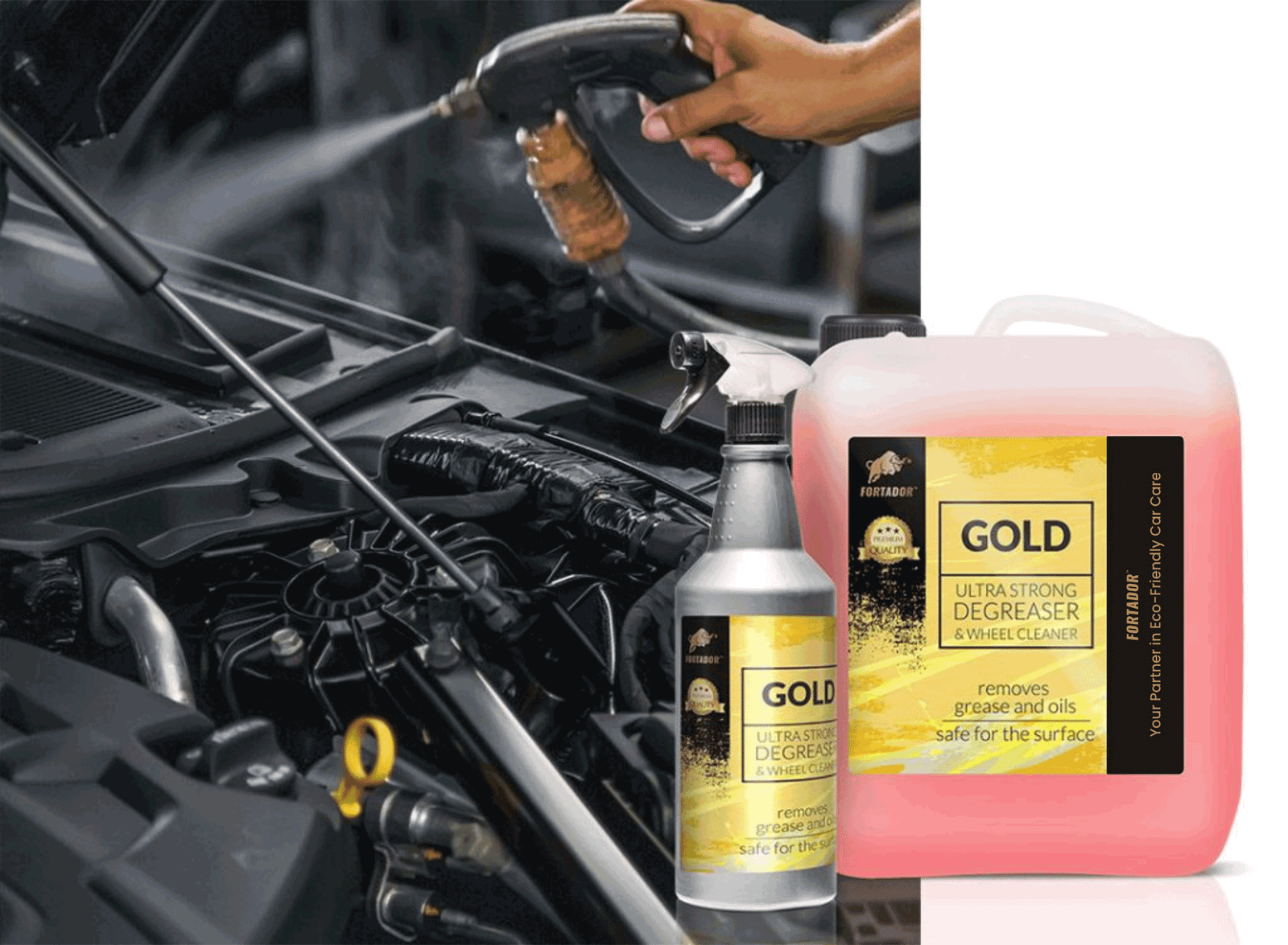 Fortador Gold Heavy Degreaser with Ceramic Coating